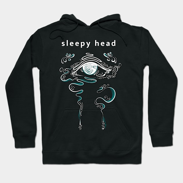 Abstract Sleepyhead Hoodie by axis designs